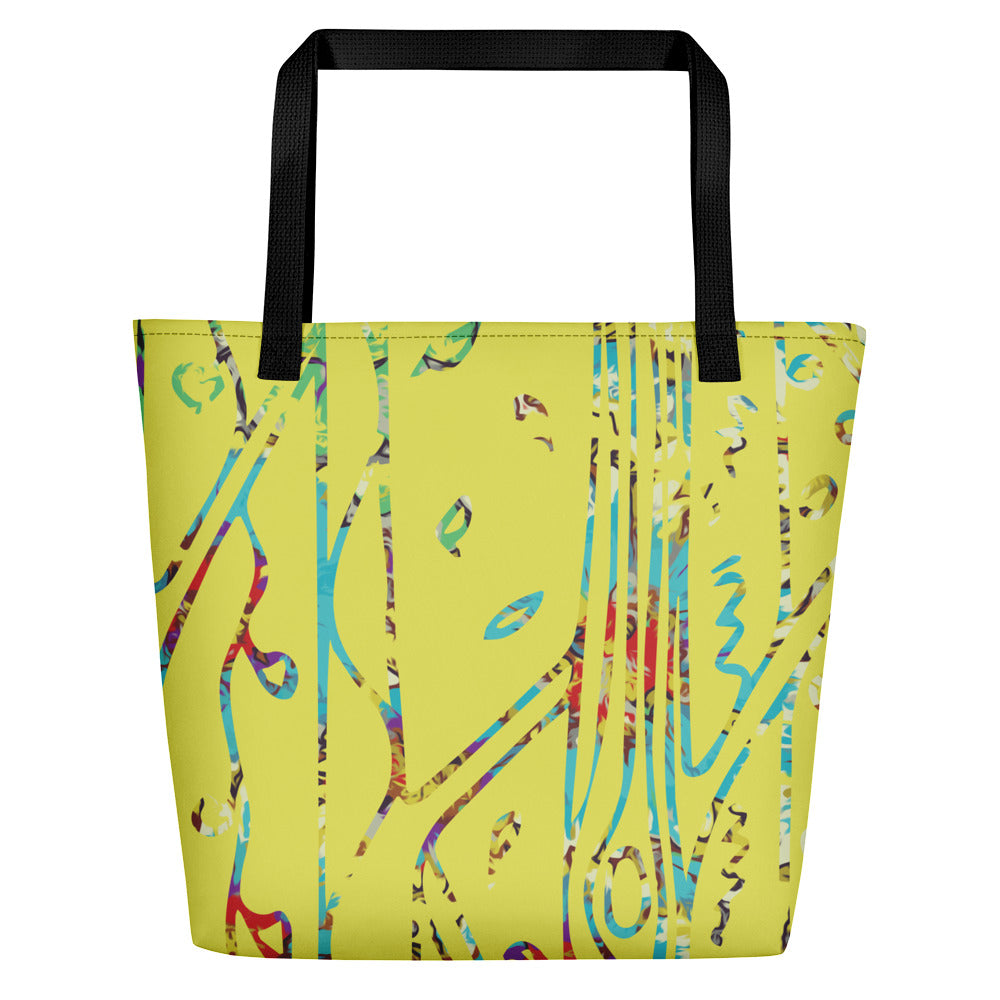 Painted Beach Bag-Geckojoy
