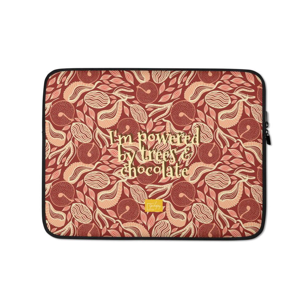Chocolate Forest Laptop Sleeve-Geckojoy
