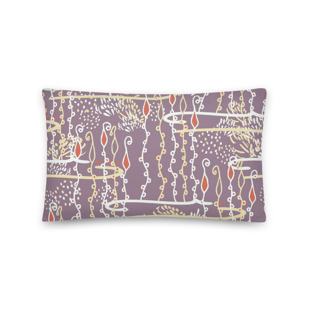 Diving for Pearls Indoor Pillow-Geckojoy