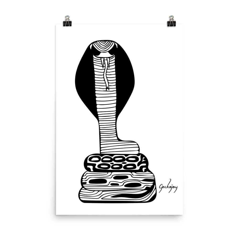 Cobra Totem Print-Geckojoy