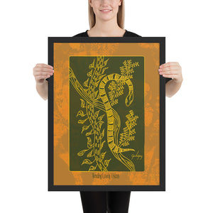 Bending Lovely Visions Framed Print-Geckojoy