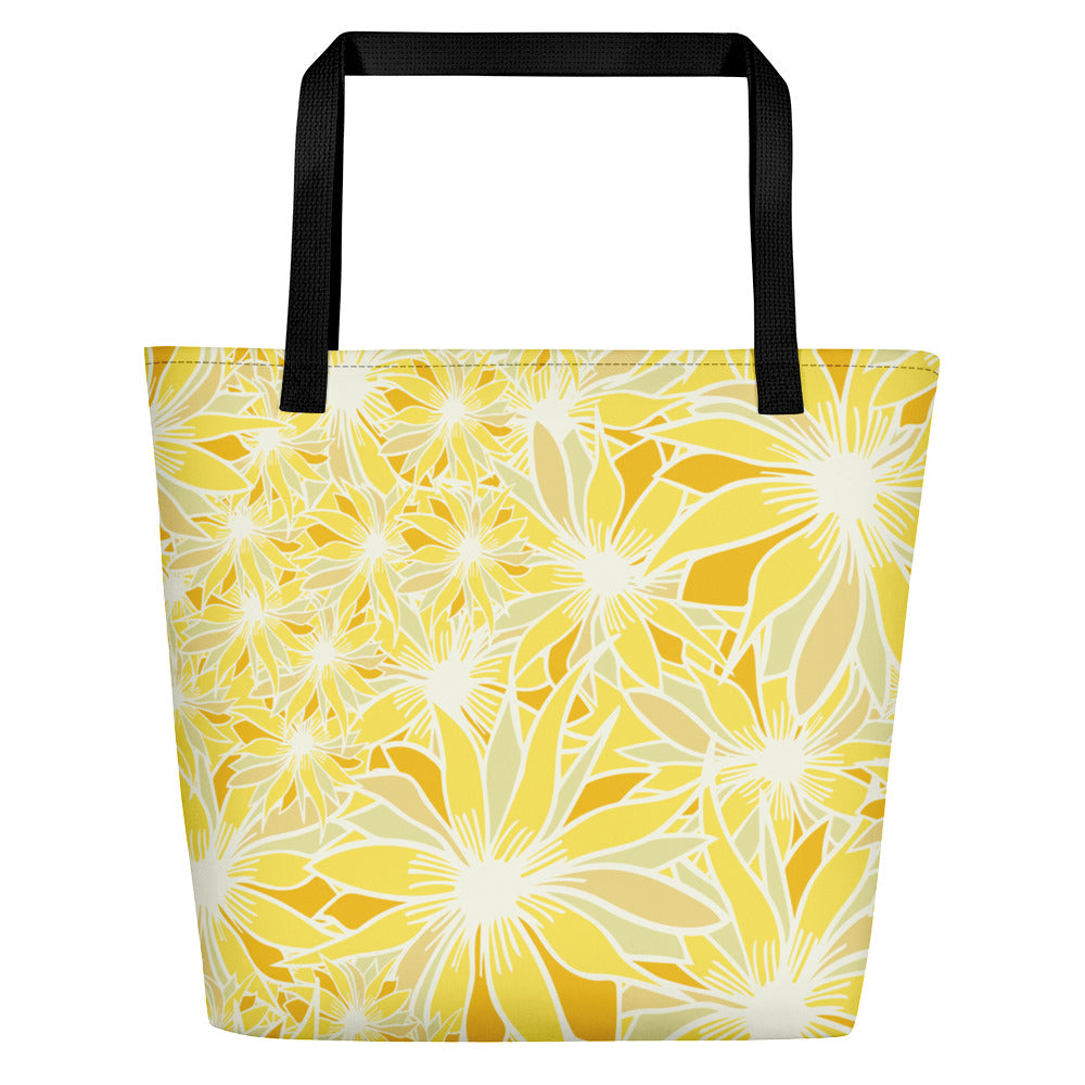 Crazy Daisy Beach Bag-Geckojoy
