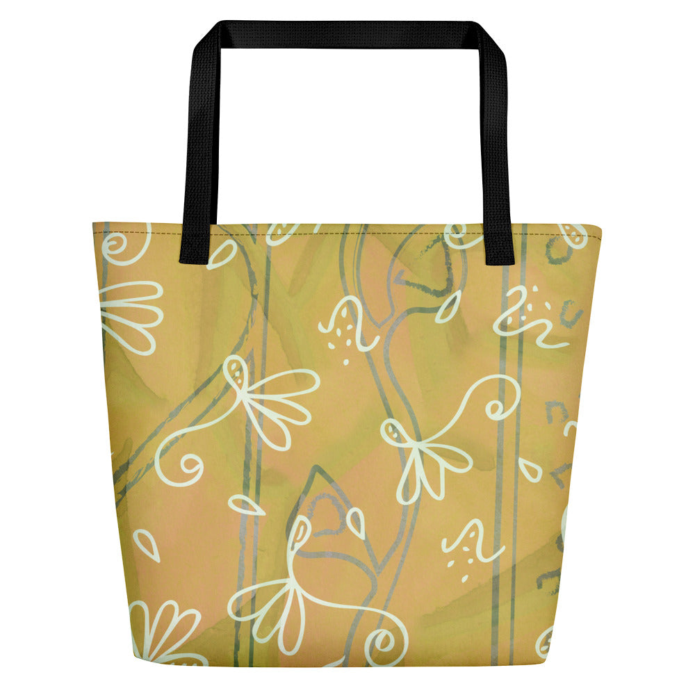 Tumbling Seeds Beach Bag-Geckojoy
