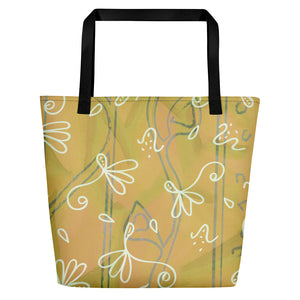 Tumbling Seeds Beach Bag-Geckojoy