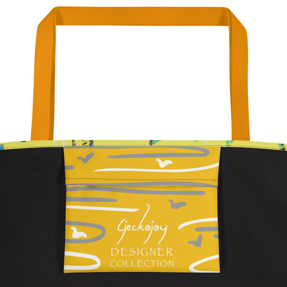 Painted Beach Bag-Geckojoy