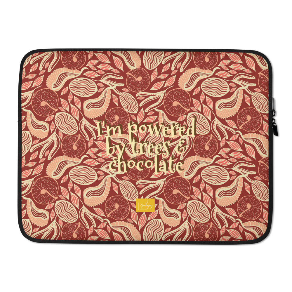 Chocolate Forest Laptop Sleeve-Geckojoy