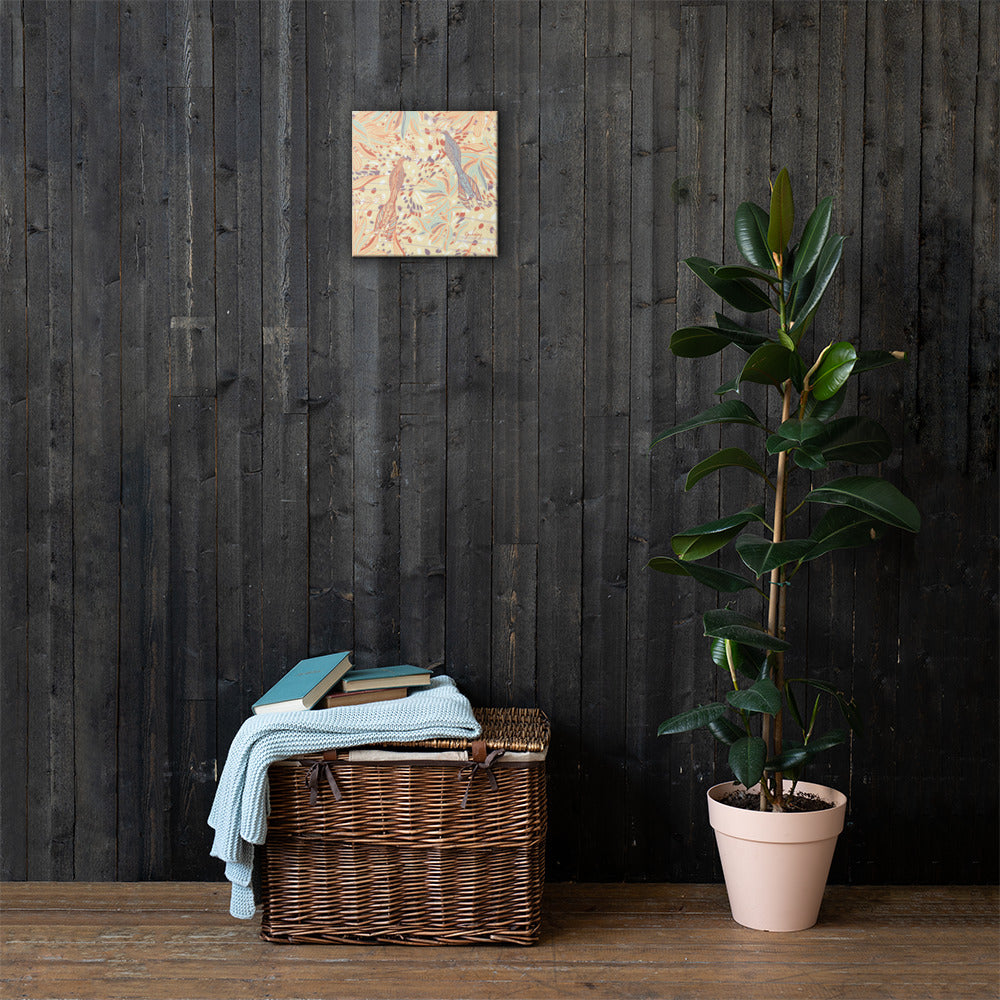 Coastal Courtyard Canvas Print-Geckojoy