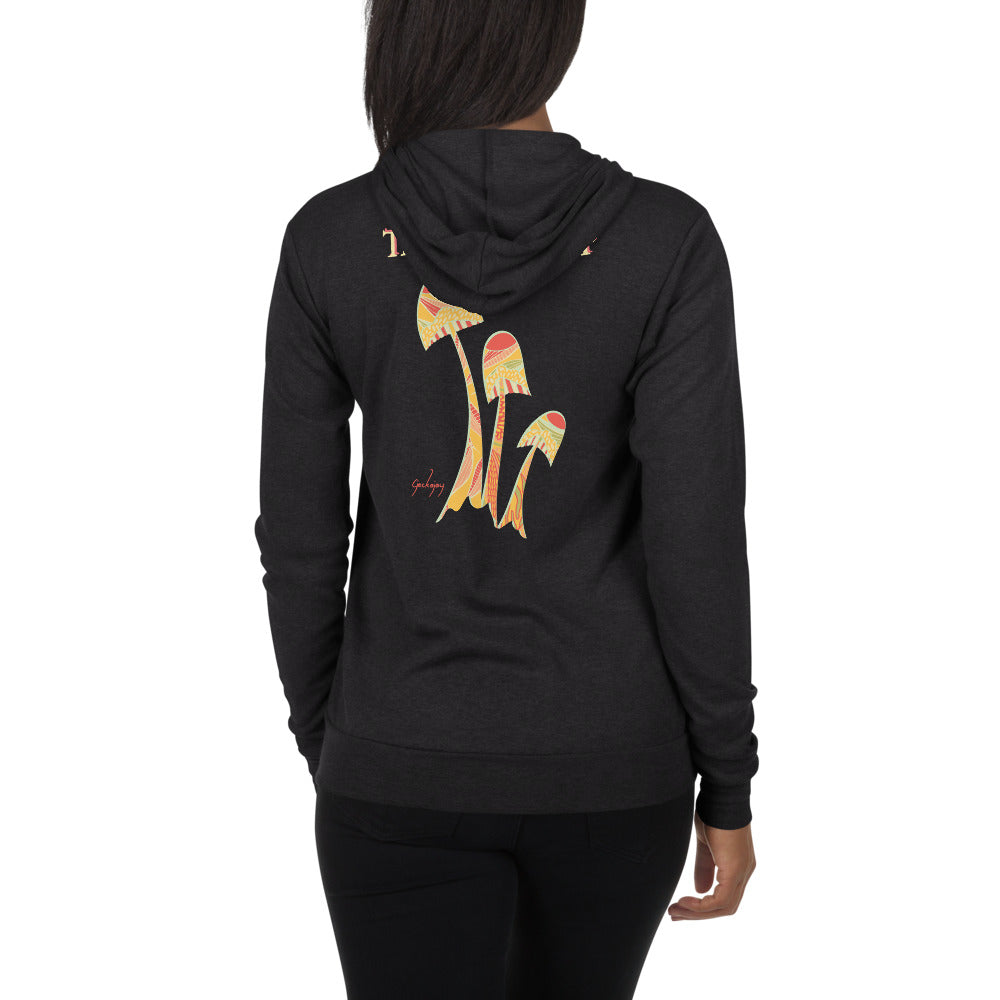 Tropical Flavor Unisex Zip Hoodie-Geckojoy