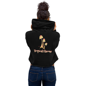 Tropical Beauty Crop Hoodie-Geckojoy