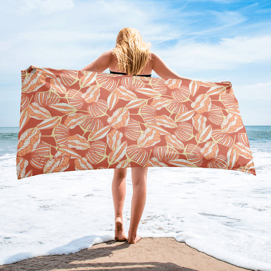 Estuary Seed Pods SG02 - Beach Towel-Geckojoy