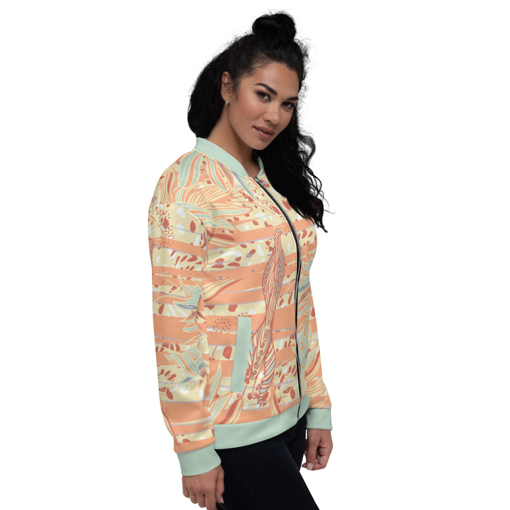 Coastal Unisex Bomber Jacket-Geckojoy