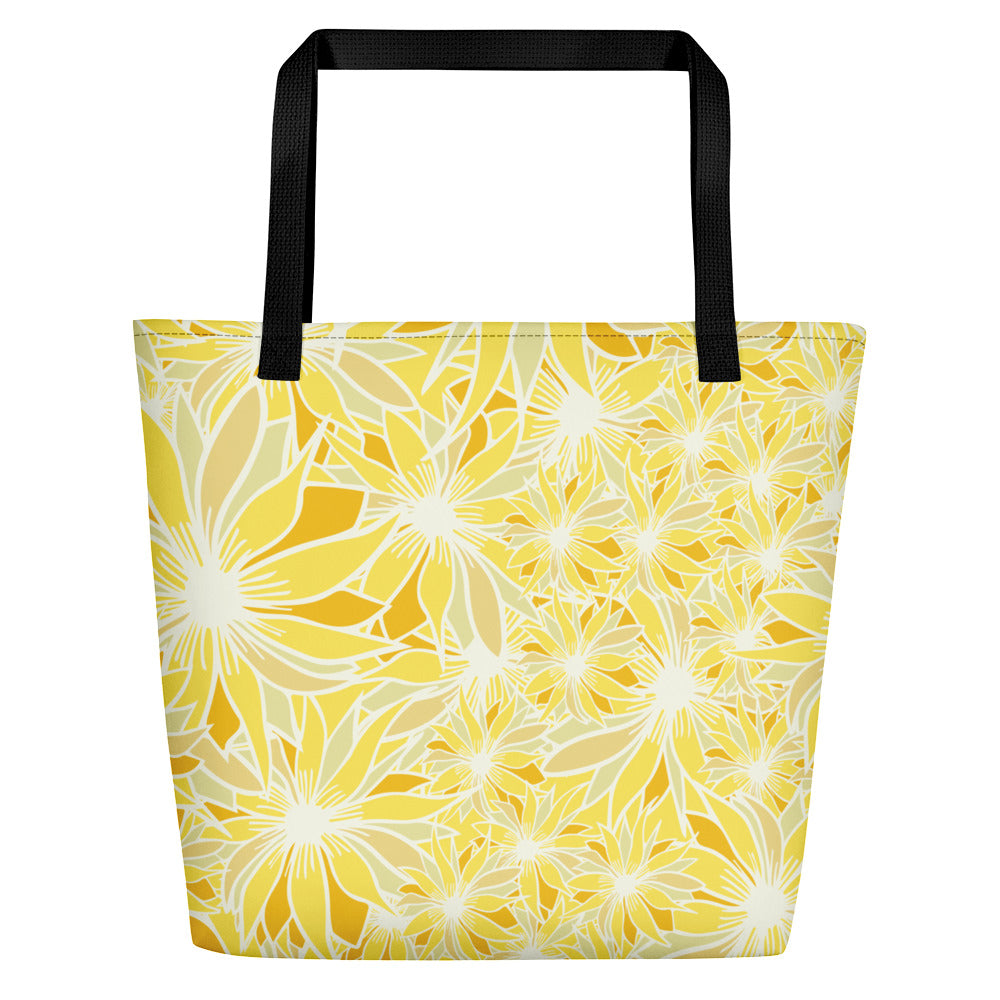 Crazy Daisy Beach Bag-Geckojoy
