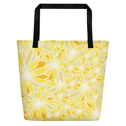 Crazy Daisy Beach Bag-Geckojoy