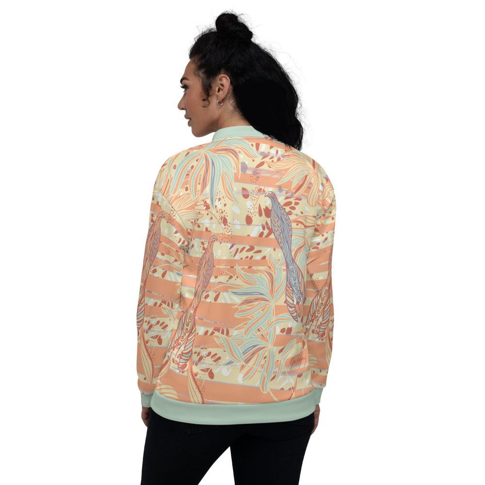Coastal Unisex Bomber Jacket-Geckojoy