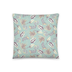 Floating on a Calm Lagoon Indoor Pillow-Geckojoy