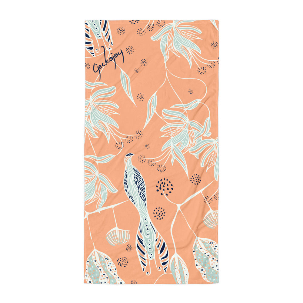 Coastal Courtyard SG01 - Beach Towel-Geckojoy