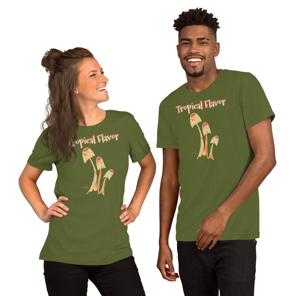 Tropical Flavor Unisex Dark Tees-Geckojoy