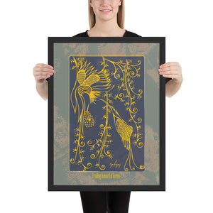 Trailing Immortal Forms Framed Print-Geckojoy
