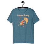Tropical Beauty Unisex Dark Tees-Geckojoy