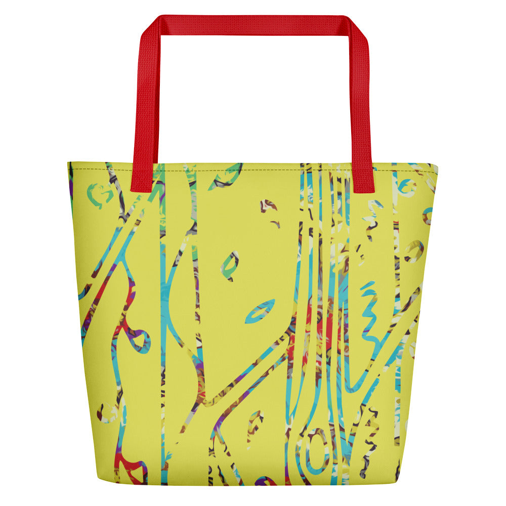 Painted Beach Bag-Geckojoy