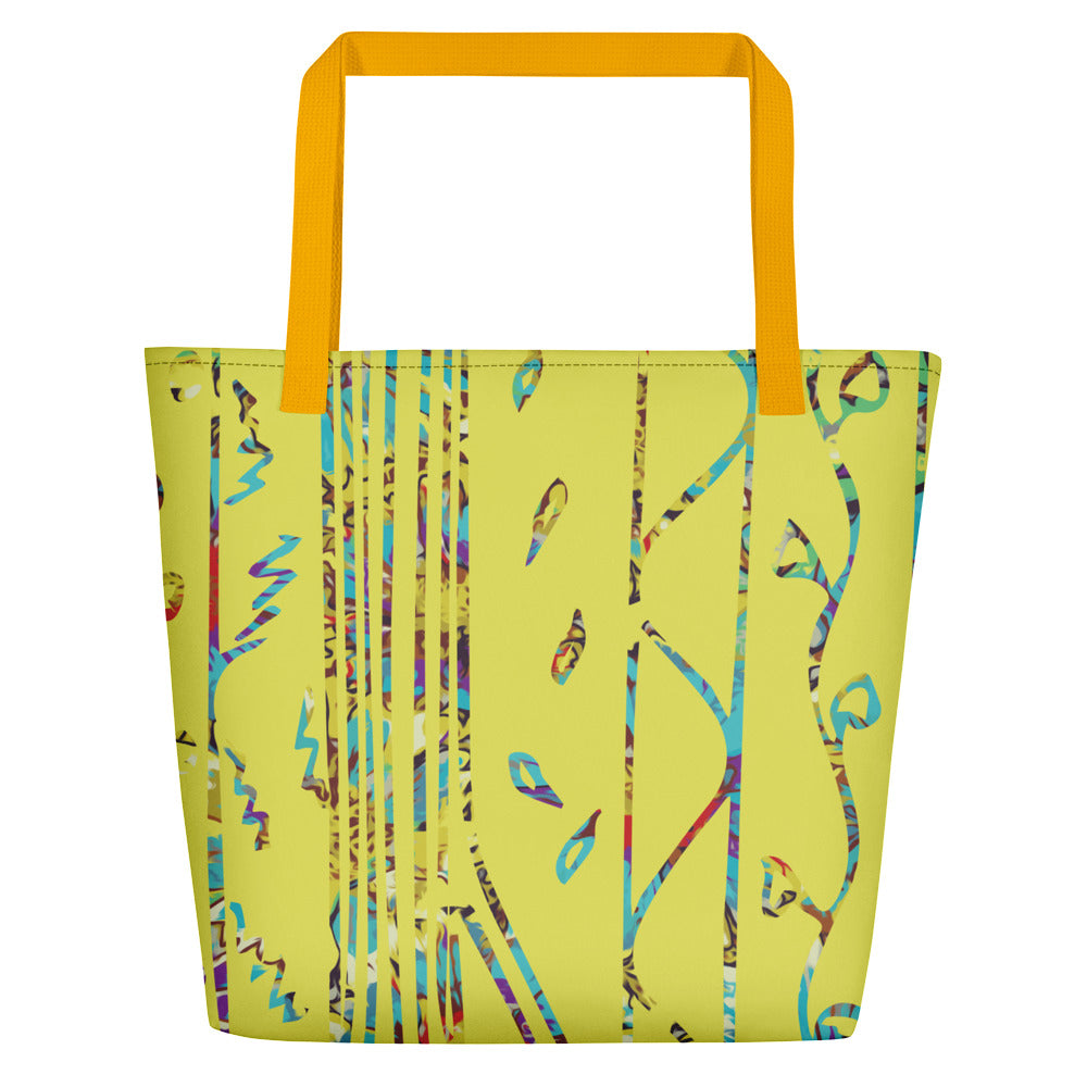 Painted Beach Bag-Geckojoy