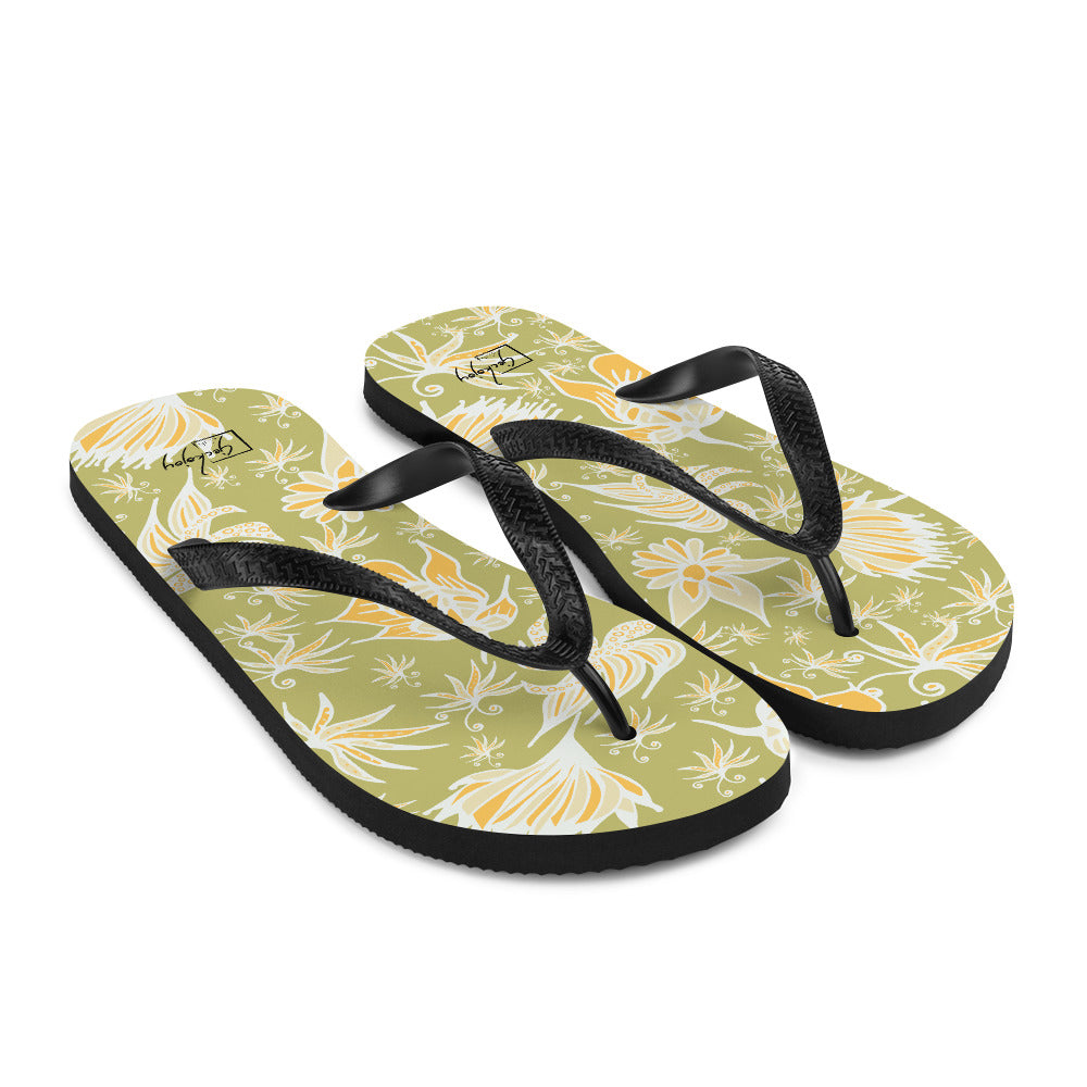 Bed of Wildflowers Flip-Flops-Geckojoy