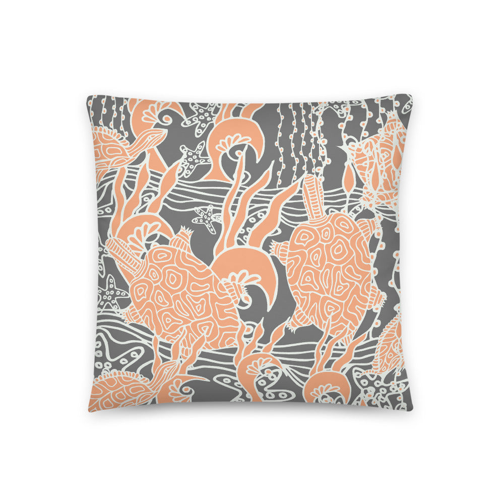 Sea Turtles Indoor Pillow-Geckojoy