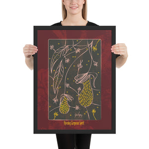 Ripening Gorgeous Spirit Framed Print-Geckojoy