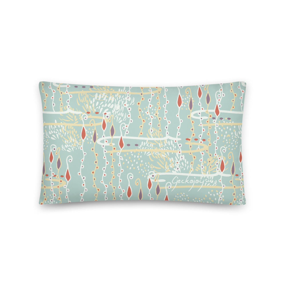 Diving for Pearls Indoor Pillow-Geckojoy