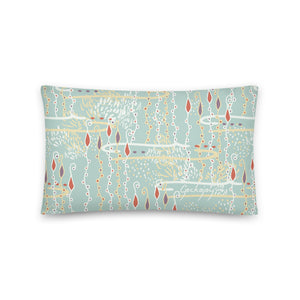 Diving for Pearls Indoor Pillow-Geckojoy