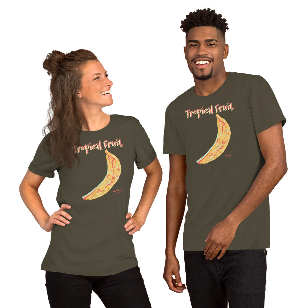 Tropical Fruit Unisex Dark Tees-Geckojoy