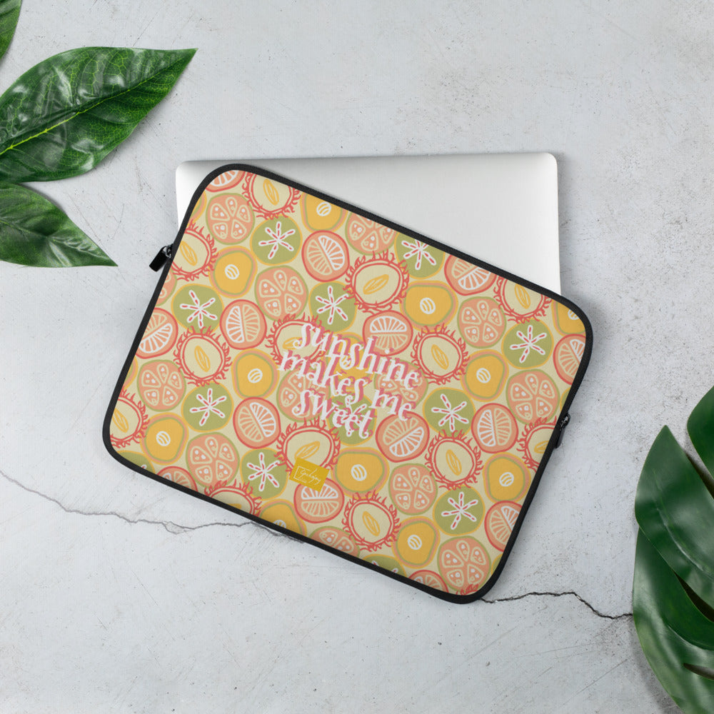 Sun-kissed Fruit Laptop Sleeve-Geckojoy
