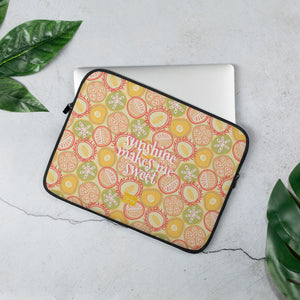 Sun-kissed Fruit Laptop Sleeve-Geckojoy