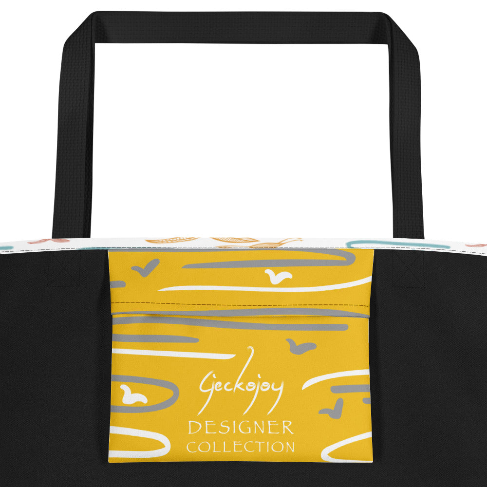 Gliding Through Blue Skies Beach Bag - Limited Edition-Geckojoy