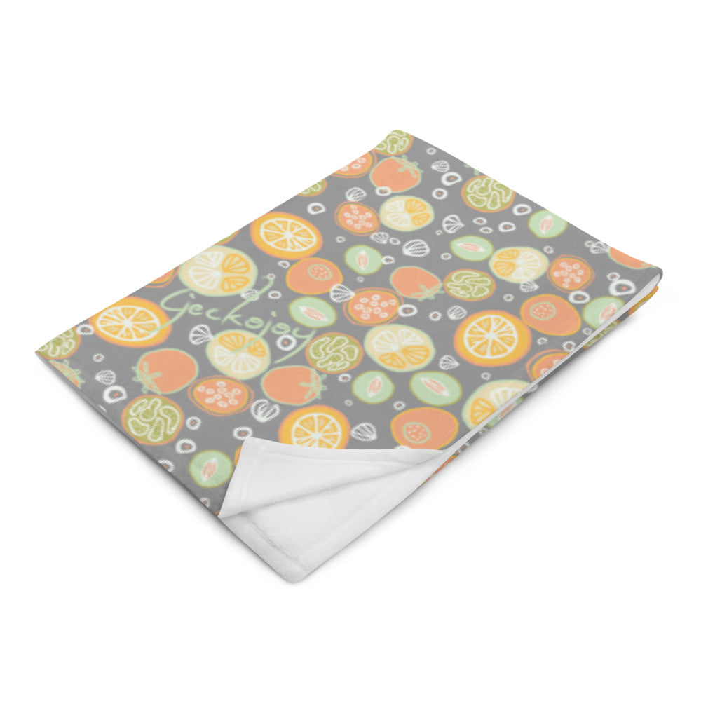Fruit Punch Throw Blanket-Geckojoy