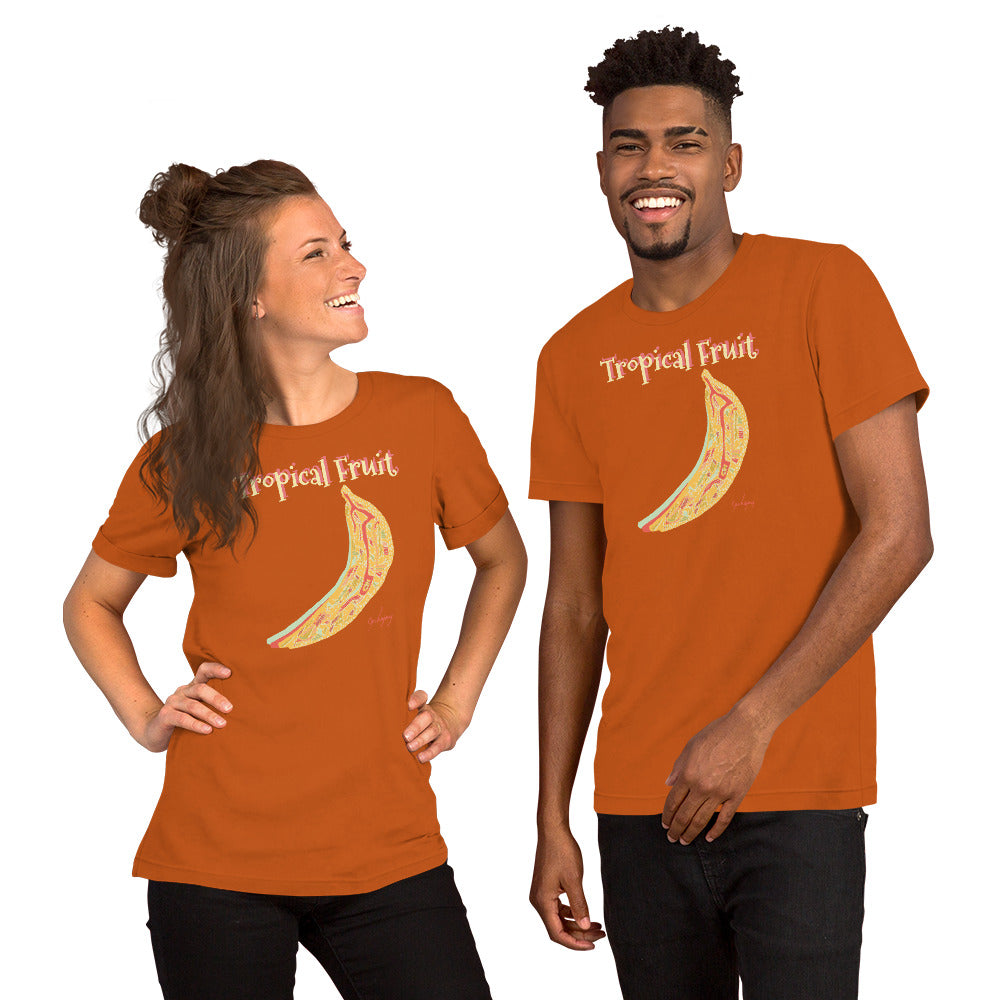 Tropical Fruit Unisex Dark Tees-Geckojoy