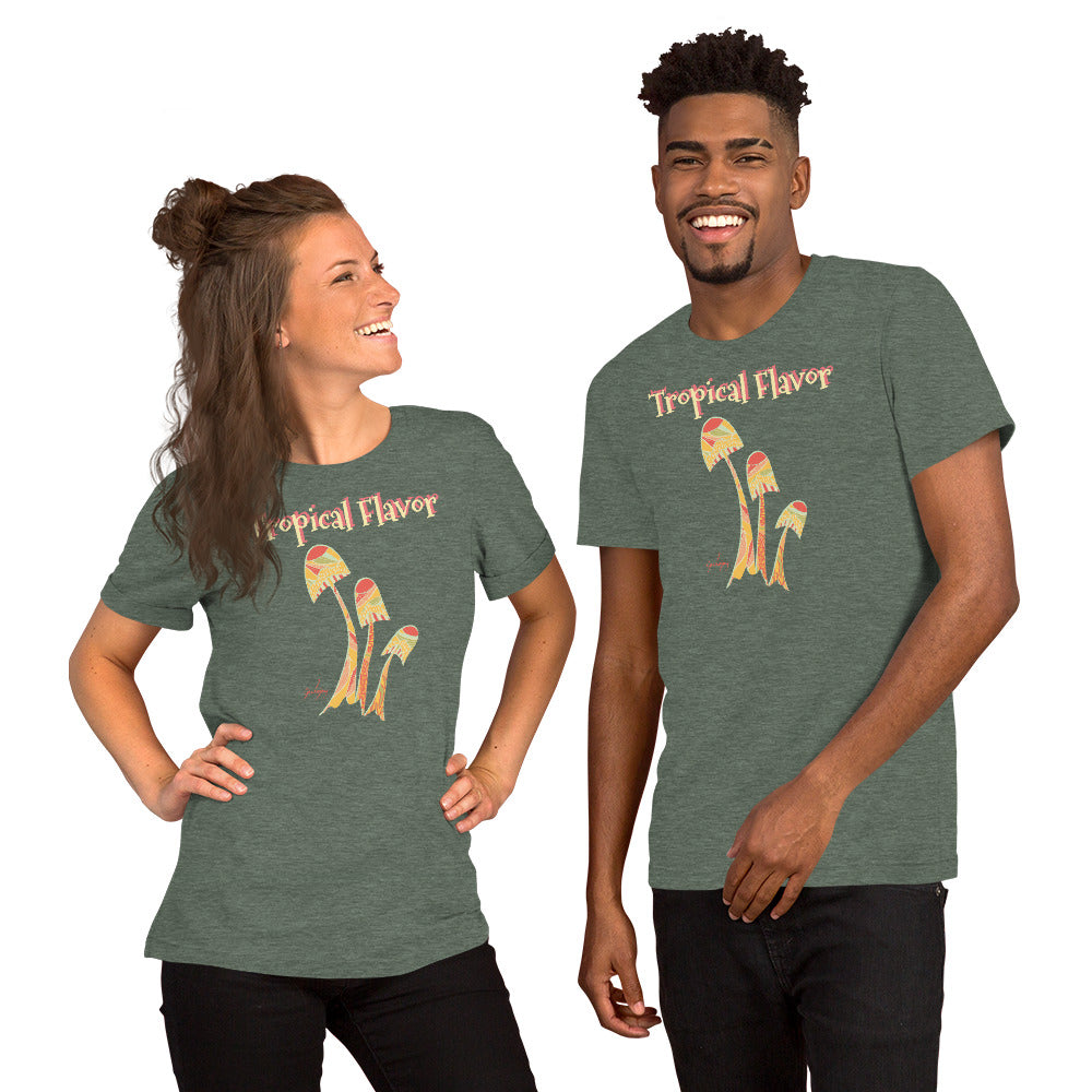 Tropical Flavor Unisex Dark Tees-Geckojoy