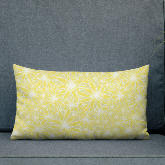 Crazy Daisy Outdoor Pillow-Geckojoy