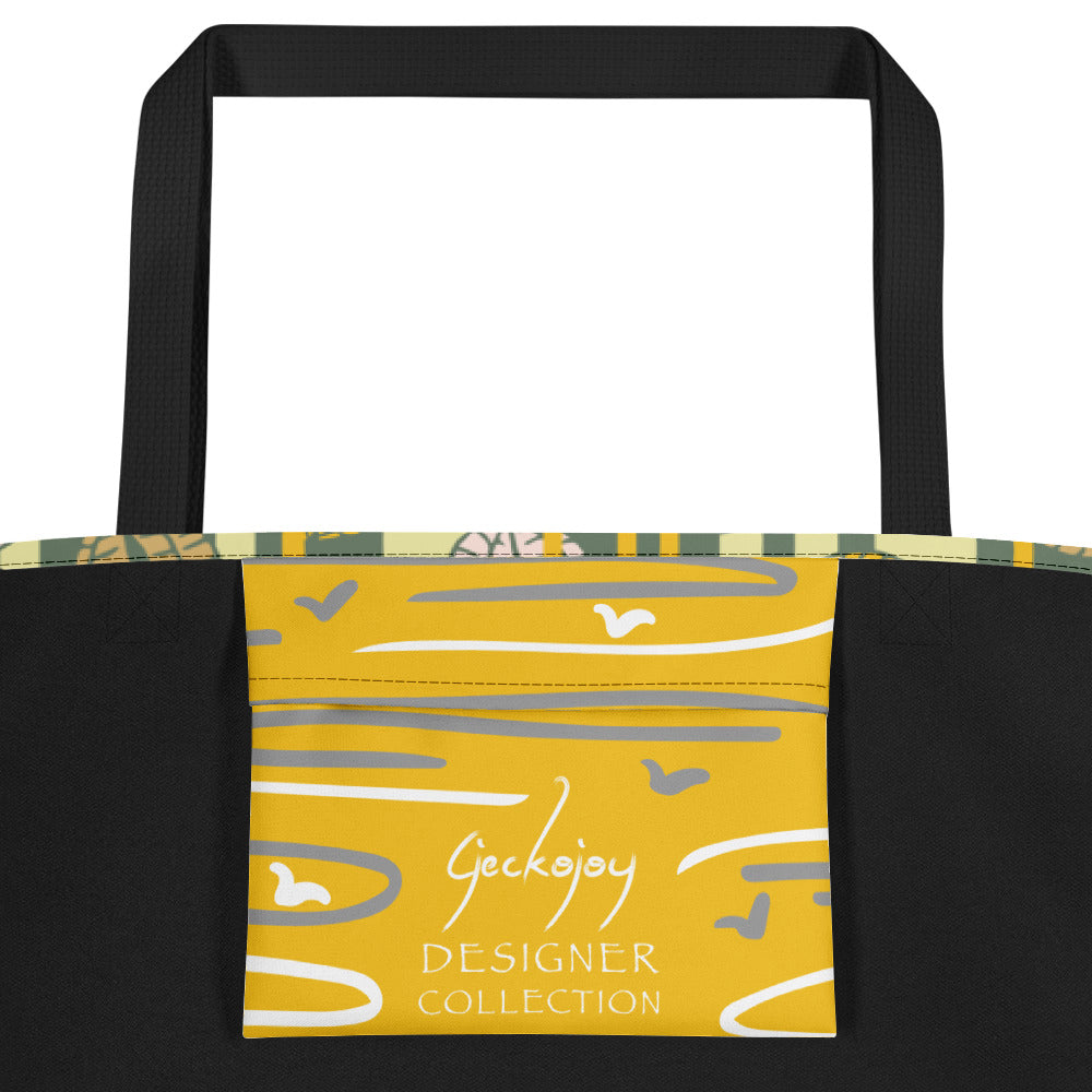Beaded Trees Beach Bag-Geckojoy
