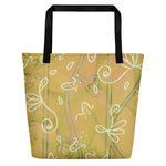 Tumbling Seeds Beach Bag-Geckojoy