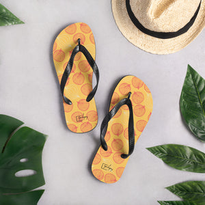 Lucky Red Pong Pong Flip-Flops-Geckojoy