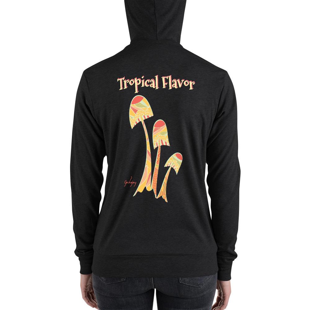 Tropical Flavor Unisex Zip Hoodie-Geckojoy