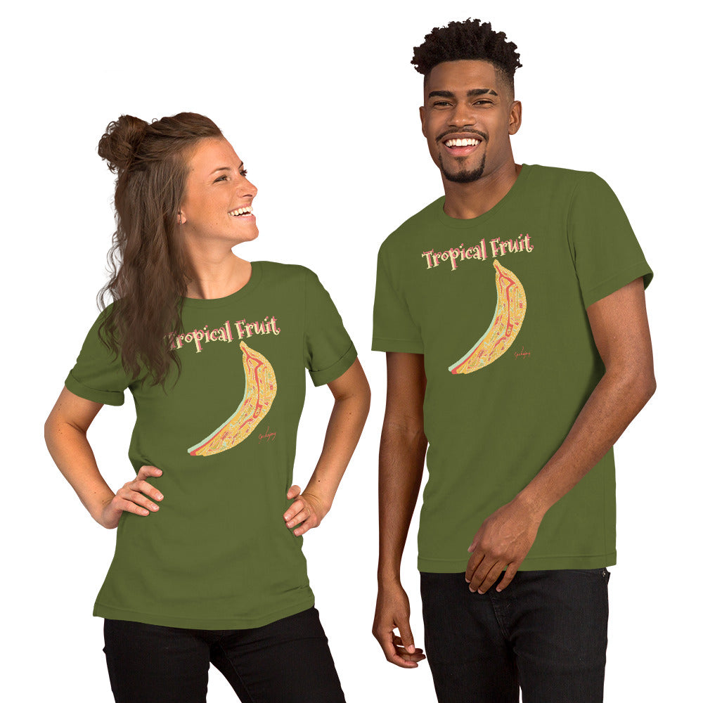 Tropical Fruit Unisex Dark Tees-Geckojoy