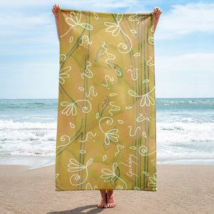 Tumbling Seeds Beach Towel-Geckojoy