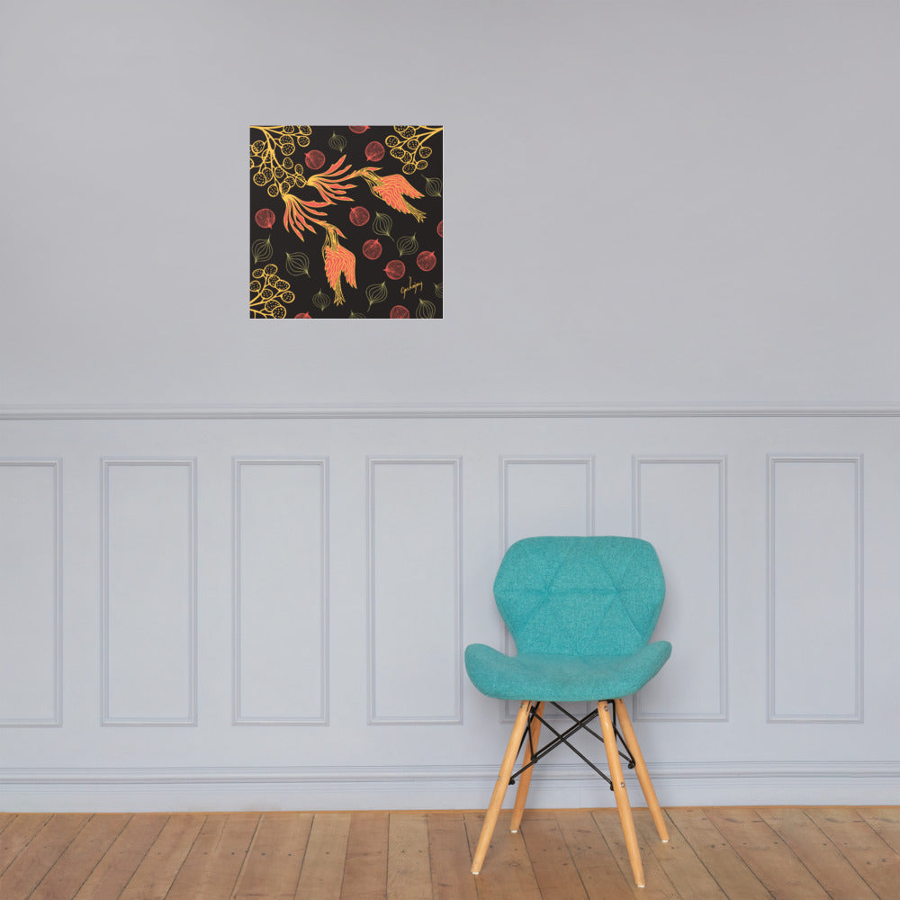 Rare Bird Unframed Print-Geckojoy