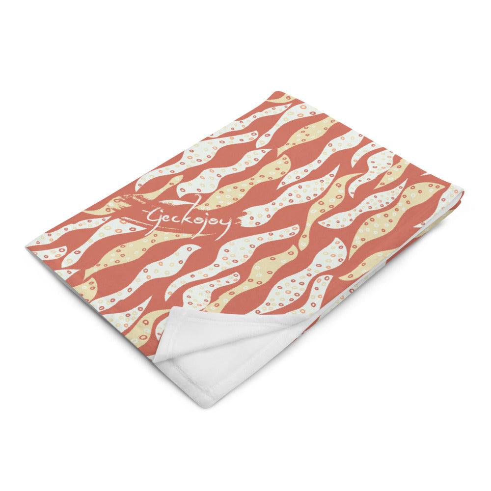 Silted Stilt Roots Dark Throw Blanket-Geckojoy
