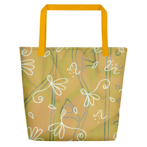 Tumbling Seeds Beach Bag-Geckojoy