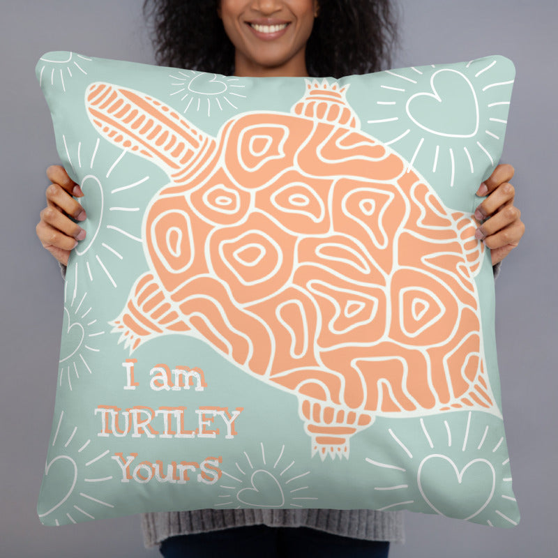 Turtley Yours Indoor Pillow-Geckojoy