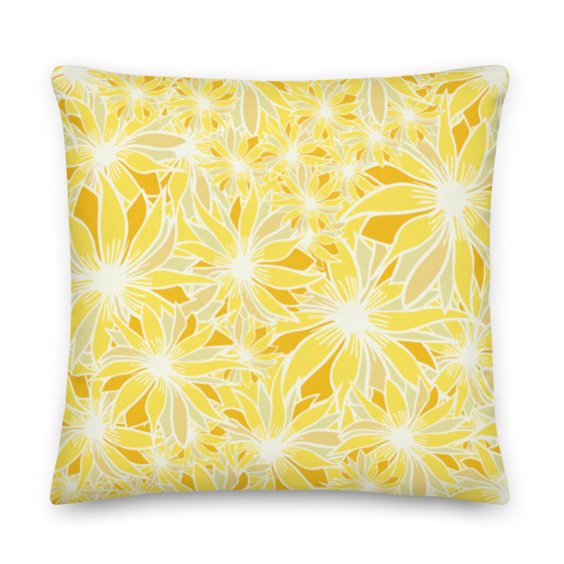 Crazy Daisy Outdoor Pillow-Geckojoy