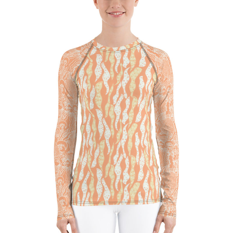 Sea Turtles Women's Rash Guard-Geckojoy